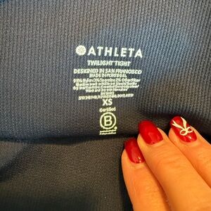 Athleta Twilight Tight in Deep Blue